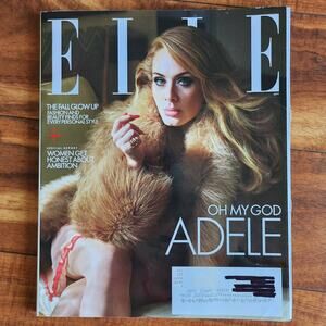 Elle Magazine Adele Sept 2022 Issue pre-owned